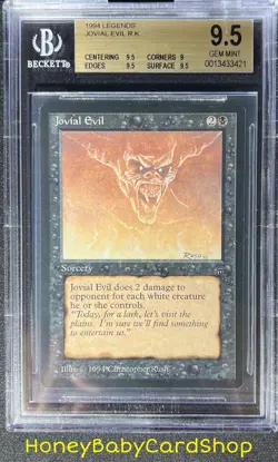 MTG Legends 1994 Jovial Evil BGS 9.5 GEM MINT Old School 93/94 - Image 1
