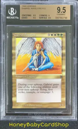 MTG Legends 1994 Gabriel Angelfire BGS 9.5 GEM MINT Old School 93/94 - Image 1