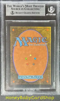 MTG Limited Edition Beta 1993 Holy Strength BGS 9.0Q+ (Quad+) MINT 93/94 - Image 2