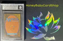 MTG Limited Edition Beta 1993 Holy Strength BGS 9.0Q+ (Quad+) MINT 93/94 - Image 4