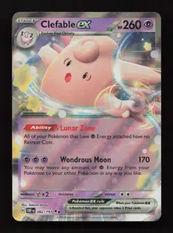 Clefable ex 082/197 Double Rare Obsidian Flames Pokemon Near Mint - Image 1