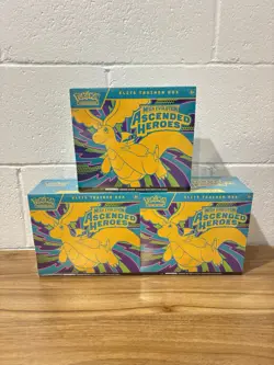 Pokemon TCG Ascended Heroes 3x ETB ✅ FREE SHIPPING ✅ - Image 1