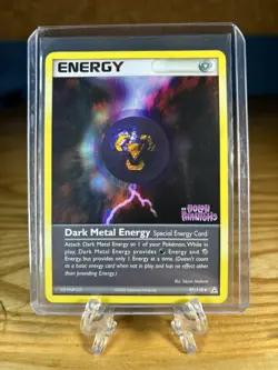 LP - Dark Metal Energy - 97/110 -Reverse Holo Uncommon-Pokemon EX Holon Phantoms - Image 1