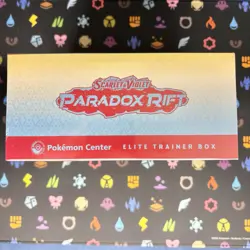 Paradox Rift Pokemon Center Elite Trainer Box ETB Roaring Moon SV Exclusive - Image 5