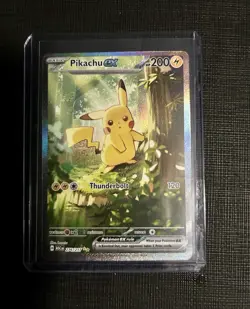 Pikachu EX 276/217 Mega Evolutions: Ascended Heroes Special Illustration Rare - Image 1