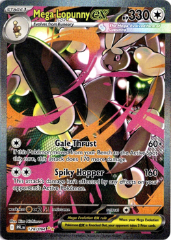 Mega Lopunny ex 128/094 Pokemon Phantasmal Flames Special Illustration Rare NM - Image 1
