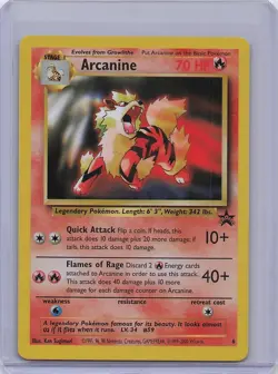Arcanine 6 Promo Wizards Black Star Promos Pokemon LP - Image 1