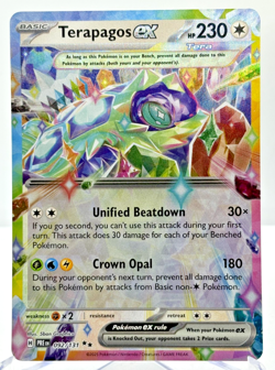 Terapagos EX 92/131 - Prismatic Evolutions - Holo Rare - Pokemon TCG - NM - Image 1