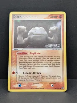 Ditto (Geodude) 62/113 Delta Species Reverse Holo Rare Pokemon TCG Nintendo LP - Image 3