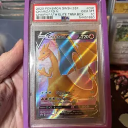 Pokemon TCG SWSH050 Charizard v Black Star Promo PSA 10 - Image 3
