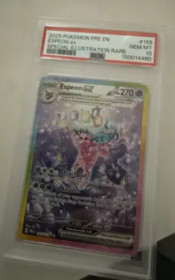 2025 POKEMON PRE EN-PRISMATIC EVOLUTIONS #155 ESPEON EX PSA 10 - Image 2