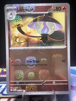 Lampent 017/086 White Flare - Master Ball Holo English Pokemon Card - NM/Mint - Image 1