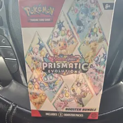 Pokemon Scarlet & Violet Prismatic Evolutions Booster Bundle Box - 6 Packs - Image 1