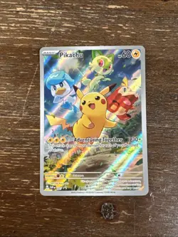 2023 Pokemon SVP EN #027 Pikachu Black Star Promo Mint - Image 1