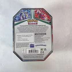 🔥2023 Pokemon TCG Paldea Legends Miraidon EX Tin w/4 Booster Packs/1 Foil Promo - Image 2