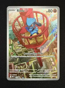 Pokemon TCG Riolu 010 ETB Promo Mega Evolutions - Image 1