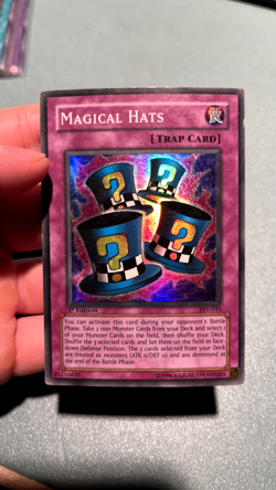 Magical Hats: PSV-033 - 1st Edition - YuGiOh - Vintage - Super Rare - MP - Image 1