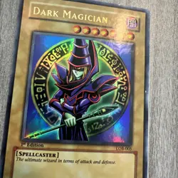 Yugioh Asian American 1st Edition Dark Magician LOB-005 - Image 3