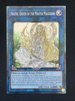 Yugioh Selene, Queen of the Master Magicians RA01-EN047 Prismatic Collector Rare - Image 1