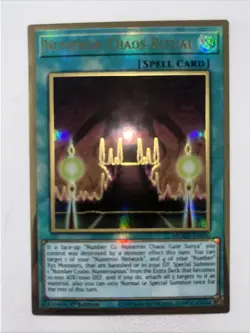 Yu-Gi-Oh Numeron Chaos Ritual MGED-EN050 Maximum Gold: El Dorado 1st Edition - Image 1