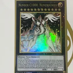 Yu Gi Oh Number C1000: Numerounius | 1st Edition Premium Gold Rare NM - Image 1