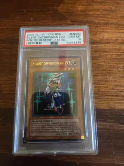 Yugioh Rise of Destiny (RDS) 1st Edition Silent Swordsman LV3 PSA 10 - Image 1