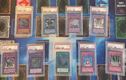 Yugioh PSA 8 Graded Bundle (Various Rarities) - Image 1