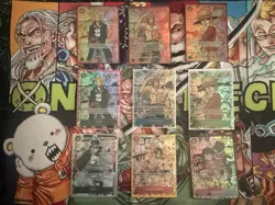 One Piece Luffy Ace Sabo Manga Style Proxy Card Lot (9 Cards) – PROXY - Image 1