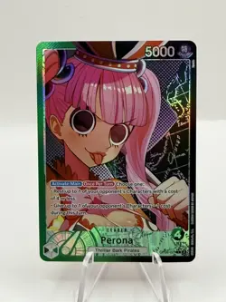 One Piece Perona OP06-021 Alt Art Leader Wings of the Captain English - Image 1