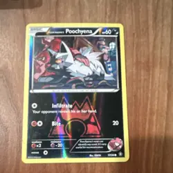 Pokemon Team Magma's Poochyena 17/34 Double Crisis Reverse Holo 60 HP Common - Image 1
