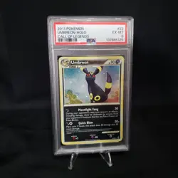 2011 POKEMON CALL OF LEGENDS #22 UMBREON-HOLO PSA 6 - Image 1