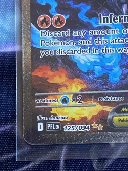 Pokemon TCG Mega Charizard X EX Illustration Rare Holo Me02 125/094 360 HP - Image 4