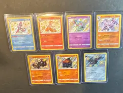 Pokemon Lot of Seven Baby Shining Fates Inteleon SV027 Cinderace SV017 & More - Image 1