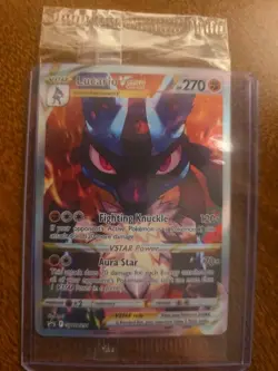 Pokemon TCG Lucario VSTAR SWSH291 Sealed Black Star Promo Crown Zenith NM - Image 1