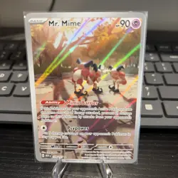 Pokemon TCG Mr. Mime Scarlet & Violet - 151 179/165 Holo Illustration Rare - Image 1