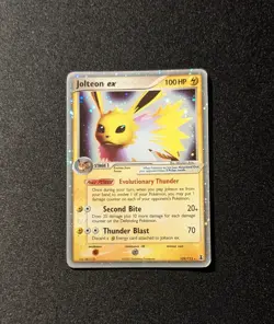 Pokemon EX DELTA SPECIES - #109/113 Jolteon ex - Ultra Rare Holo - ENG - Damaged - Image 3