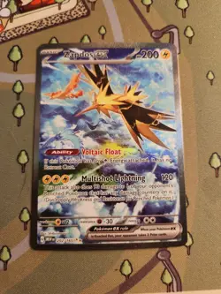 Pokemon - Zapdos ex 202/165 - Scarlet & Violet 151 Special Illustration Rare - Image 1