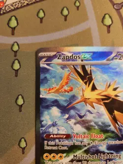 Pokemon - Zapdos ex 202/165 - Scarlet & Violet 151 Special Illustration Rare - Image 2