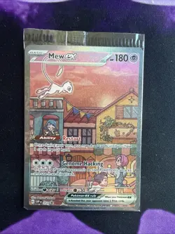 Mew ex SVP 053 Pokemon TCG Scarlet Violet 151 Black Star Promo Full Art SEALED - Image 1