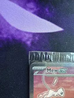 Mew ex SVP 053 Pokemon TCG Scarlet Violet 151 Black Star Promo Full Art SEALED - Image 2