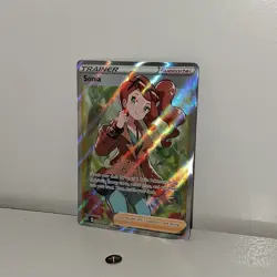 Pokemon Sonia Trainer Supporter Ultra Rare Full Art Holo 192/192 Rebel Clash - Image 2