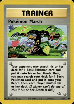 POKEMON MARCH 102/111 COMMON NEO GENESIS POKEMON UNLIMITED MP - Image 2