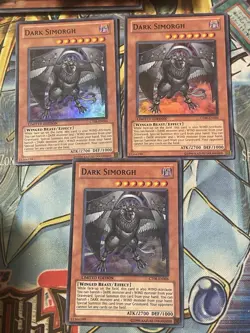 3x LP Dark Simorgh CT08-EN006 YuGiOh Collectible Tins 2011 - Image 1