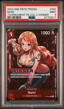 Nami - ST01-007 - PSA 9 - Winner - English - One Piece - 655 - Image 1