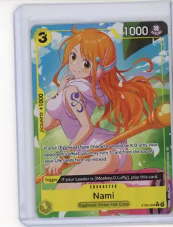 One Piece Starter Deck 29 Egghead NAMI Alt Art ST29-008 C ENG NM Pack Fresh - Image 1