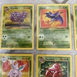 Old Pokemon Cards VINTAGE Collection Lot Of 9 Cards - Image 2