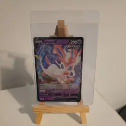 Pokemon TCG Sylveon v Evolving Skies Holo Ultra Rare Card 074/203 NM - Image 2