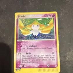 Pokemon Jirachi Team Magma vs Team Aqua Secret Rare Holo Card 97/95 50 HP Swift - Image 1