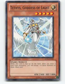 Tethys, Goddess of Light #SDLS-EN010 1st Edition Yugioh Card - Image 1