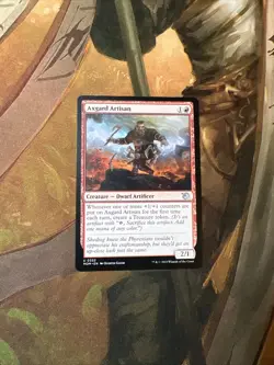 MTG Axgard Artisan March of the Machine Magic the Gathering Card #332 NM - Image 1